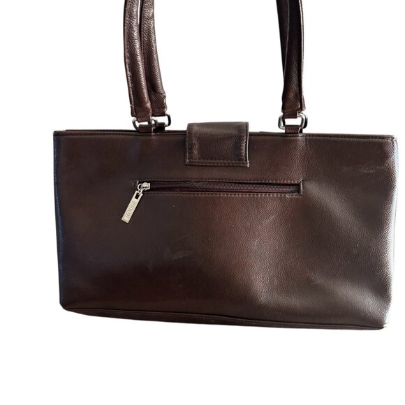 Fendi Brown Leather Tote Classic Shoulder Bag - Picture 3 of 7